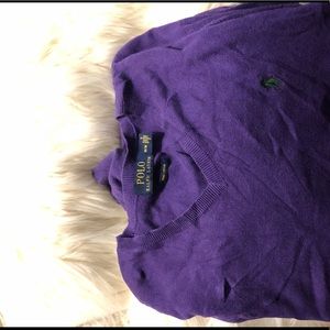 Polo v-neck sweater size medium